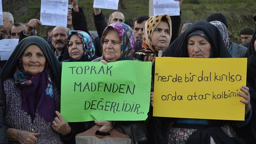 'Warning' revolt of Bursa villagers!