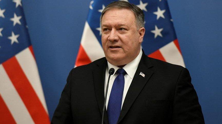 Pompeo from critical Idlib Description: The regime's attacks increases the risk of conflict with Turkey